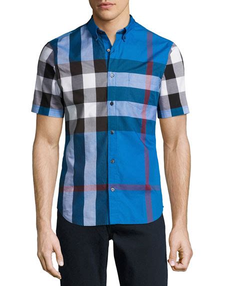 burberry fred check shirt|Burberry Fred Short.